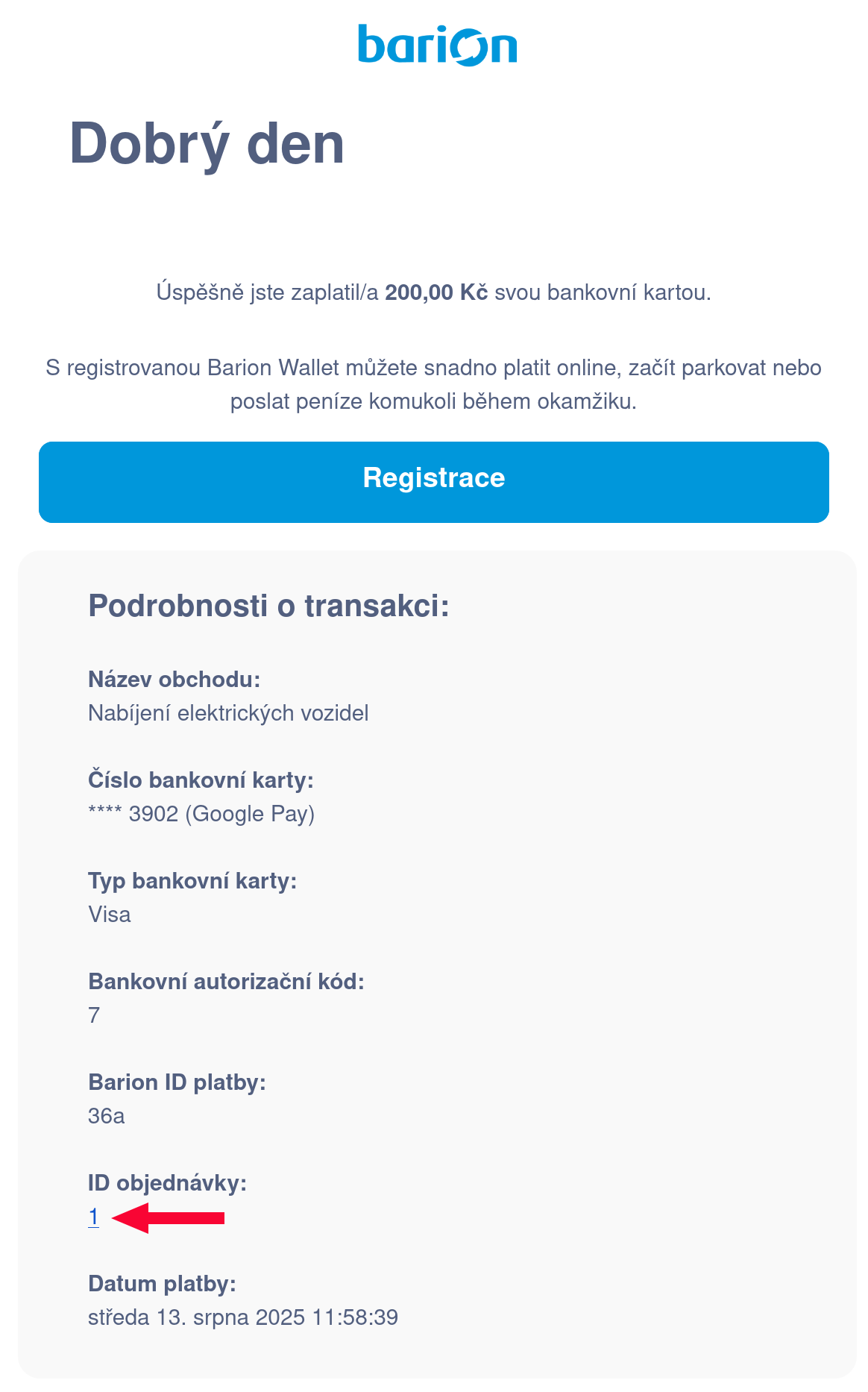 example payment e-mail